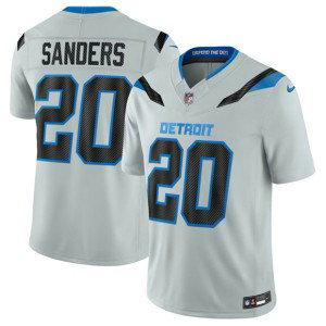 Detroit Lions 20 Barry Sanders Silver 2026 Rivalries F.U.S.E. Vapor Limited Men Jersey