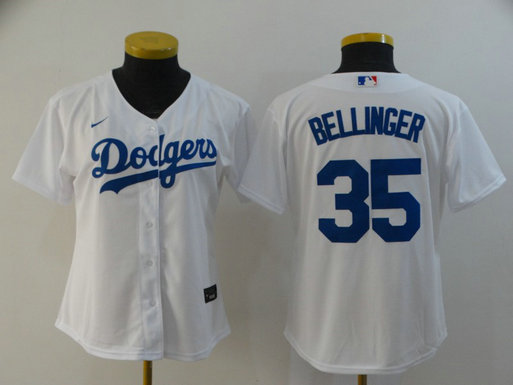 Dodgers 35 Cody Bellinger White Women 2020 Nike Cool Base Jersey Dodgers 35 Cody Bellinger White Women 2020 Nike Cool Base Jersey