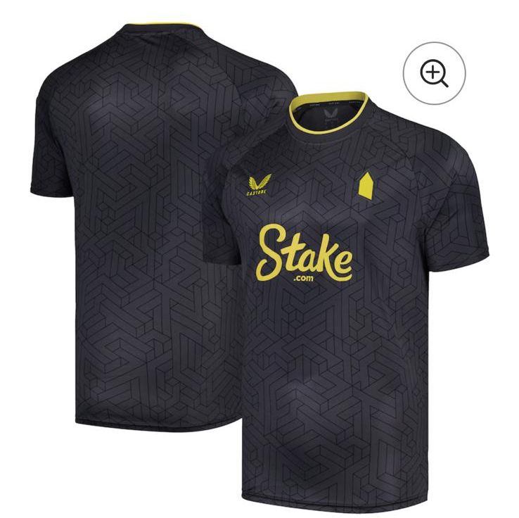 Everton Away black 2024-2025 shirt