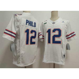 Florida Gators 12 Aaron Philo White F.U.S.E. Vapor Limited Men Jersey
