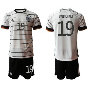 Germany 19 WALDSCHMIDT Home UEFA Euro 2020 Soccer Men Jersey