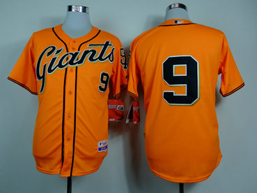 Giants 9 Matt Williams Orange Cool Base Jersey