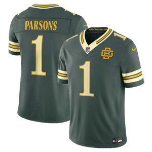 Green Bay Packers 1 Micah Parsons Dark Green 2026 Rivalries F.U.S.E. Vapor Limited Men Jersey
