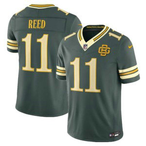 Green Bay Packers 11 Jayden Reed Dark Green 2026 Rivalries F.U.S.E. Vapor Limited Men Jersey