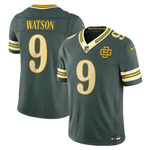 Green Bay Packers 9 Christian Watson Dark Green 2026 Rivalries F.U.S.E. Vapor Limited Men Jersey