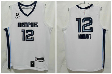 Grizzlies 12 Ja Morant White Nike 2022-23 City Edition Swingman Jersey Grizzlies 12 Ja Morant White Nike 2022-23 City Edition Swingman Jersey