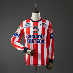 Guadalajara 02-03 Home Long-sleeved Retro Jersey Jersey S-XXL