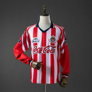 Guadalajara 98-99 Home Long-Sleeve Retro Jersey Jersey S-XXL