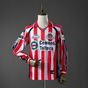 Guadalajara 99-00 Home Long-sleeved Retro Jersey Jersey S-XXL