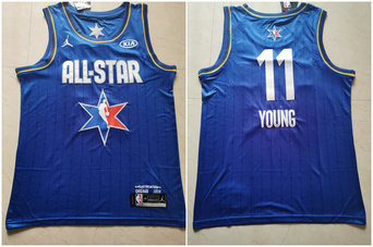 Hawks 11 Trae Young Blue 2020 NBA All-Star Jordan Brand Swingman Jersey