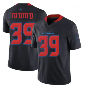 Houston Texans 39 Henry To'oto'o Black Red Vapor Limited Men Jersey