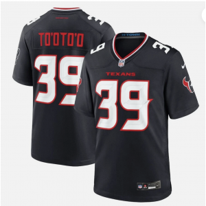 Houston Texans 39 Henry To'oto'o Black White Vapor Limited Men Jersey