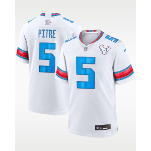 Houston Texans 5 Jalen Pitre White 2026 Rivalries Vapor Limited Men Jersey Houston Texans 5 Jalen Pitre White 2026 Rivalries Vapor Limited Men Jersey