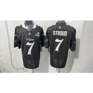 Houston Texans 7 Stroud Black F.U.S.E. Vapor Limited Men Jersey