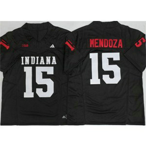 Indiana Hoosiers 15 Fernando Mendoza Black F.U.S.E. Vapor Limited Men Jersey