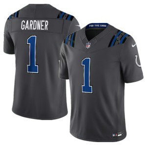Indianapolis Colts 1 Sauce Gardner Dark Gray 2026 Rivalries F.U.S.E. Vapor Limited Men Jersey