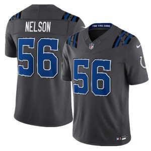 Indianapolis Colts 56 Quenton Nelson Dark Gray 2026 Rivalries F.U.S.E. Vapor Limited Men Jersey