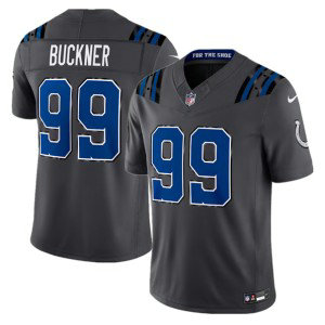 Indianapolis Colts 99 DeForest Buckner Dark Gray 2026 Rivalries F.U.S.E. Vapor Limited Men Jersey