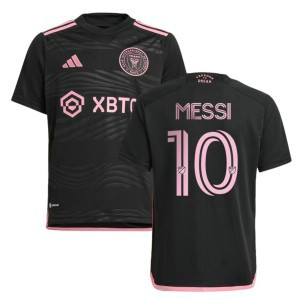 Inter Miami CF 10 Lionel Messi Black Soccer Men Jersey