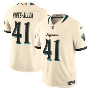 Jacksonville Jaguars 41 Josh Hines-Allen Cream 2026 Rivalries F.U.S.E. Vapor Limited Men Jersey