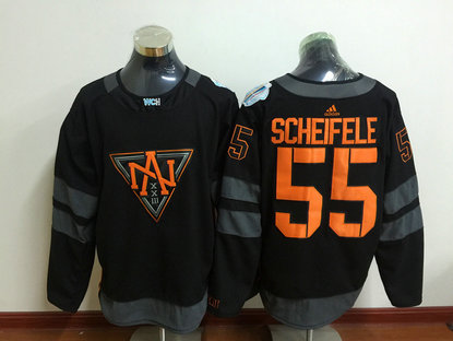 Jets 55 Mark Scheifele Black 2016-17 NHL Heritage Classic Men's Jersey