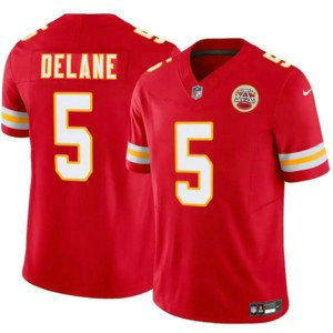 Kansas City Chiefs 5 Mansoor Delane Red 2026 Draft F.U.S.E. Vapor Limited Men Jersey