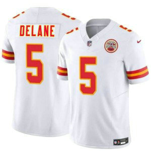 Kansas City Chiefs 5 Mansoor Delane White 2026 Draft F.U.S.E. Vapor Limited Men Jersey