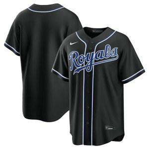 Kansas City Royals Blank 2026 Black Out Cool Base Men Jersey