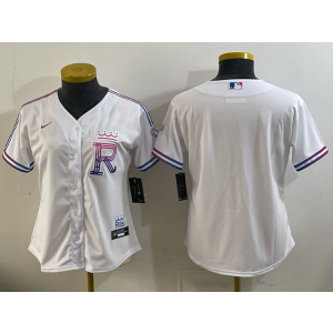 Kansas City Royals Blank White 2026 City Connect Cool Base Women Jersey
