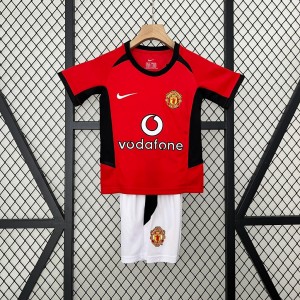 Kids Kit Manchester United 02-04 home