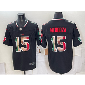 Las Vegas Raiders 15 Mendoza Black Mexico F.U.S.E. Vapor Limited Men Jersey