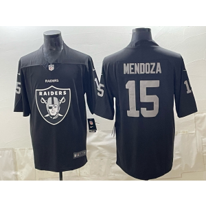 Las Vegas Raiders 15 Mendoza Black Vapor Limited Men Jersey
