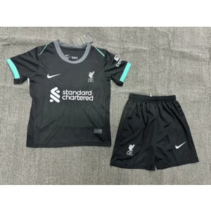 Liverpool 24-25 Away Black Kids kit