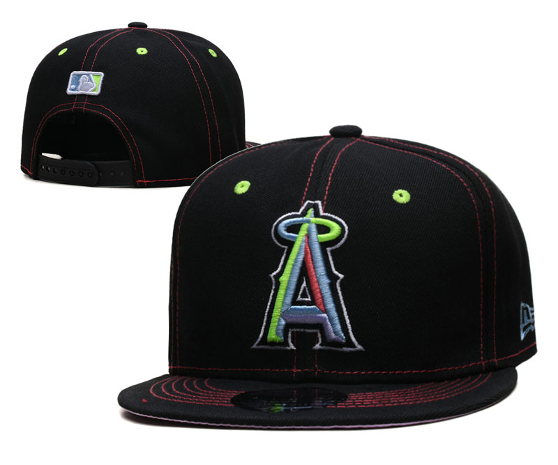 Los Angeles Angels black caps 3