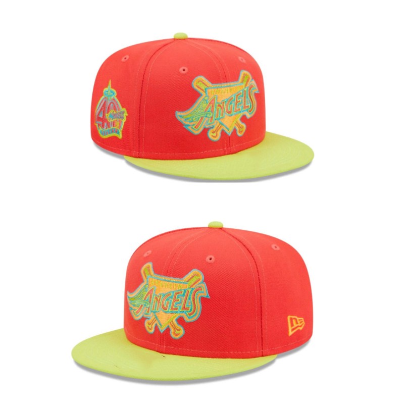 Los Angeles Angels red caps tx