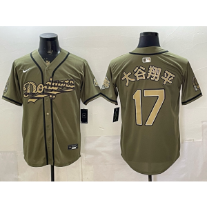 Los Angeles Dodgers 17 大谷翔平 Salute to Service Cool Base Men Jersey Los Angeles Dodgers 17 大谷翔平 Salute to Service Cool Base Men Jersey