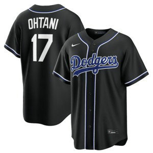 Los Angeles Dodgers 17 Shohei Ohtani 2026 Black Out Cool Base Men Jersey
