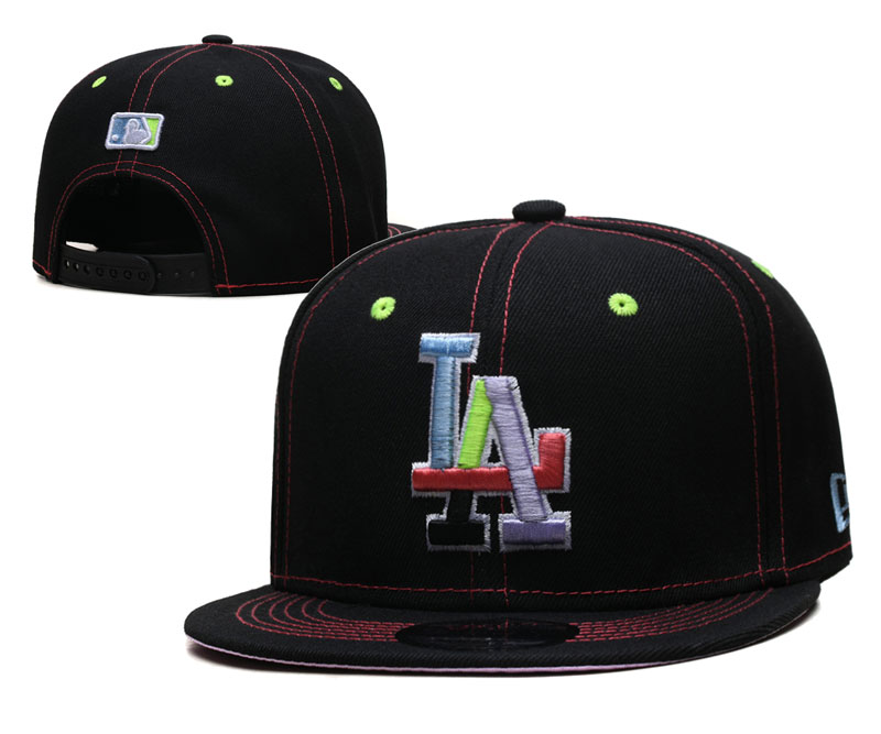 Los Angeles Dodgers black caps tx 22