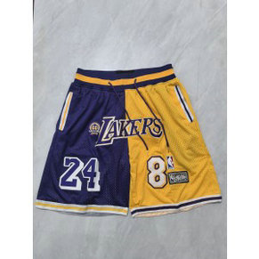 Los Angeles Lakers 8 24 Split Shorts