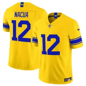 Los Angeles Rams 12 Puka Nacua Yellow 2026 F.U.S.E. Vapor Limited Men Jersey
