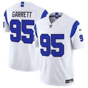 Los Angeles Rams 95 Myles Garrett White 2026 F.U.S.E. Vapor Limited Men Jersey
