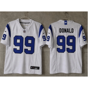 Los Angeles Rams 99 Aaron Donald White 2026 Vapor Limited Men Jersey