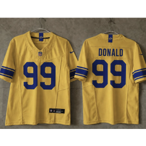 Los Angeles Rams 99 Aaron Donald Yellow 2026 F.U.S.E. Vapor Limited Men Jersey