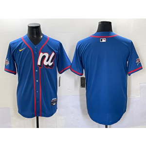MLB 2025 Blue All Star Nike Cool Base Men Jersey MLB 2025 Blue All Star Nike Cool Base Men Jersey