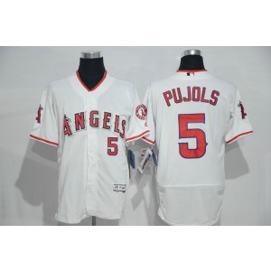 MLB Angels 5 Albert Pujols White Flexbase Men Jersey MLB Angels 5 Albert Pujols White Flexbase Men Jersey