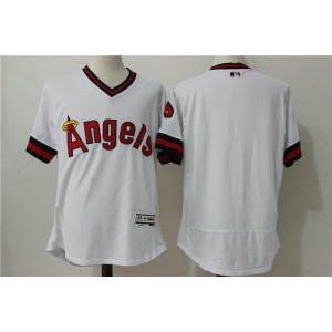 MLB Angels Blank White Flexbase Men Jersey