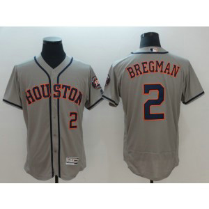 MLB Astros 2 Alex Bregman Grey New Flexbase Men Jersey MLB Astros 2 Alex Bregman Grey New Flexbase Men Jersey