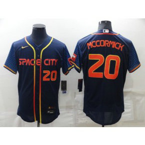 MLB Astros 20 Chas McCormick Navy 2022 City Connect Nike FlexBase Men Jersey MLB Astros 20 Chas McCormick Navy 2022 City Connect Nike FlexBase Men Jersey