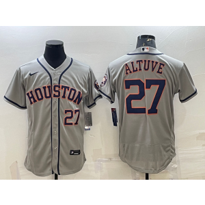 MLB Astros 27 Jose Altuve Grey Nike Flexbase Men Jersey MLB Astros 27 Jose Altuve Grey Nike Flexbase Men Jersey