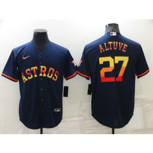 MLB Astros 27 Jose Altuve Rainbow Nike New Cool Base Men Jersey MLB Astros 27 Jose Altuve Rainbow Nike New Cool Base Men Jersey